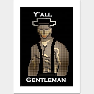 A Cowboy, Cross Stitch Designs Posters and Art